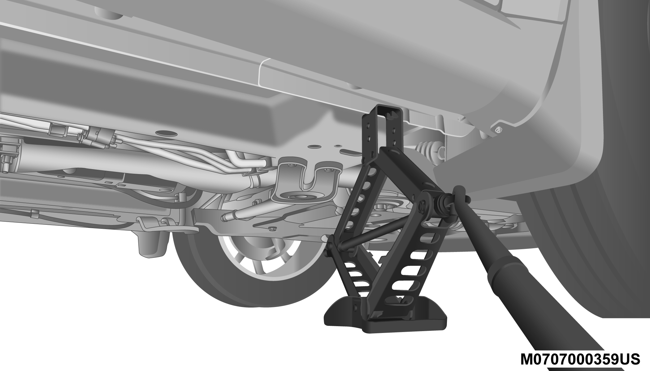 Jacking and tire changing 2019 Dodge Journey Owner’s Manual